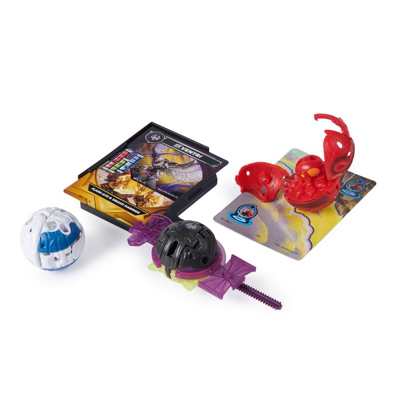 Bakugan 5 balení speciální útok S6 Dragonoid, Ventri, Bruiser, Octogan, Trox