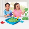 Kinetic Sand písečný zámek s podložkou zelený