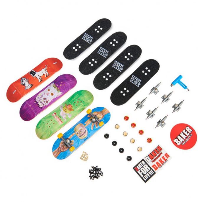 Tech Deck fingerboard čtyřbalení Baker