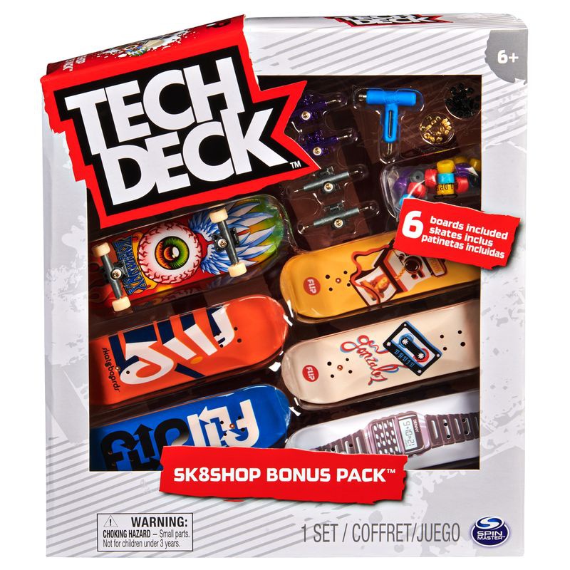 Tech Deck skateshop 6ks s příslušenstvím Flip