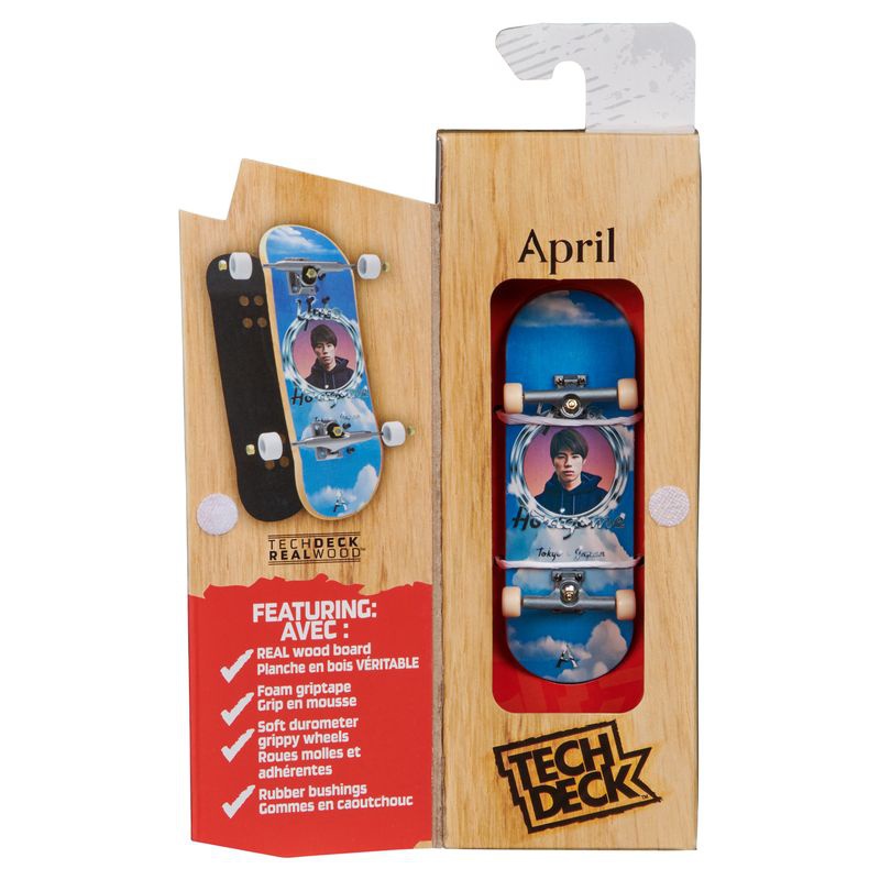Tech Deck fingerboard dřevěný závodní April Spinkids.cz