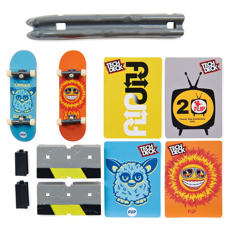 Tech Deck fingerboard dvojbalení s překážkou Flip