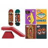 Tech Deck fingerboard dvojbalení s překážkou VS Series Krooked