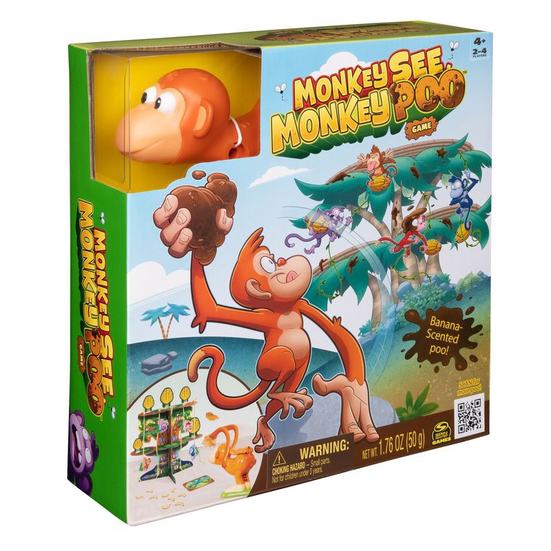 Spin Master Games dovednostní hra Monkey See Monkey Poo