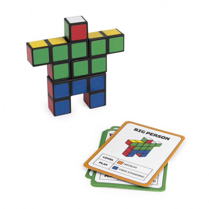 Akce 1+1 Rubikova logická hra cube it + Uhádni na 10 - Zvířata - česká verze navíc