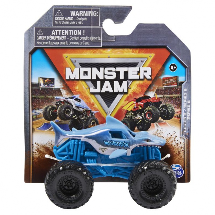 Monster Jam plastové sběratelské autíčko Series 6 Megalodon
