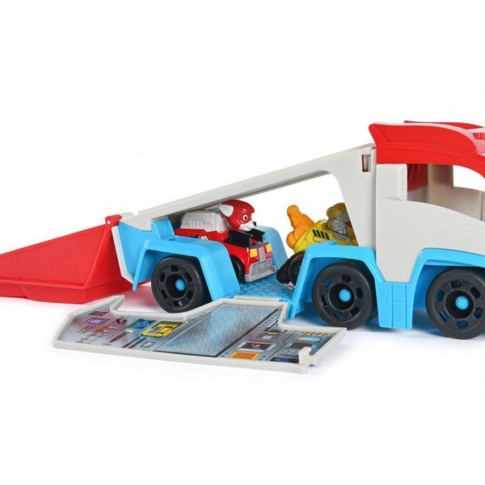 Tlapková patrola ve velkofilmu hrací set mini Patroller a 4 vozidla