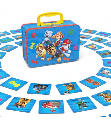 Spin Master Games Tlapková patrola pexeso v plechovém kufříku