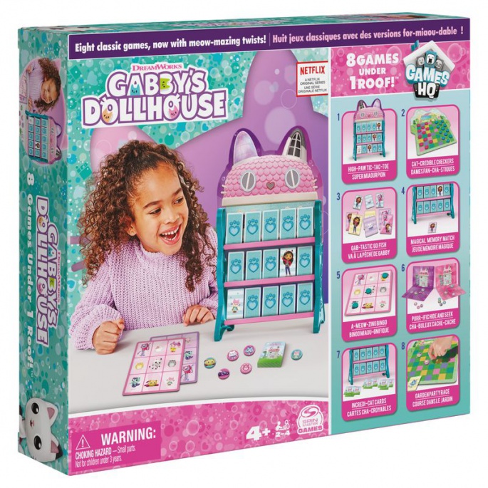 Spin Master Games Gábinin kouzelný domek plný her 8v1