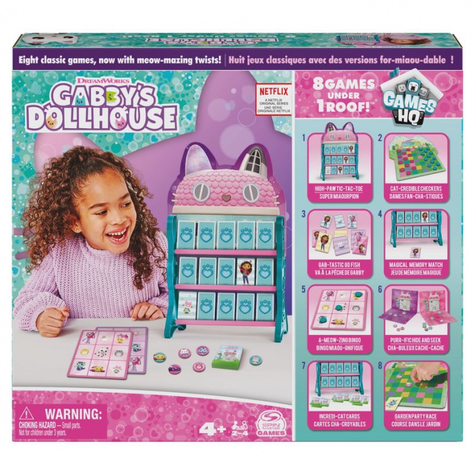 Spin Master Games Gábinin kouzelný domek plný her 8v1