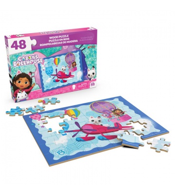 Spin Master Games Gábinin kouzelný domek dřevěné puzzle 48 dílků