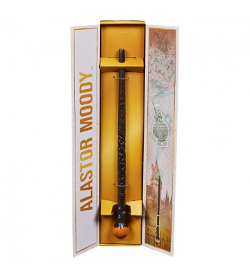 Harry Potter sběratelská hůlka s podstavcem 2C Alastor Moody