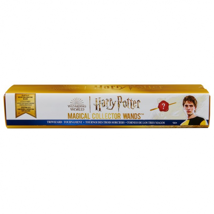 Harry Potter sběratelská hůlka s podstavcem 2C Cedric Diggory