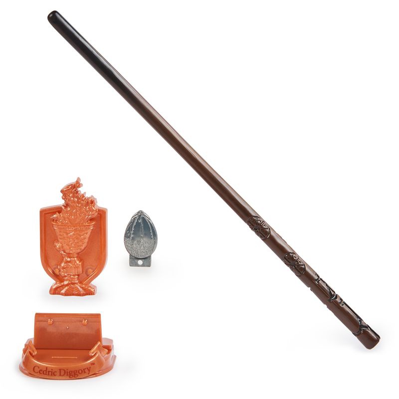 Harry Potter sběratelská hůlka s podstavcem 2C Cedric Diggory