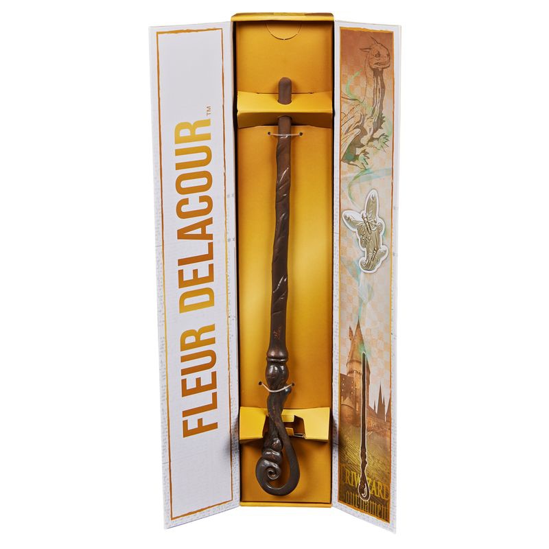 Harry Potter sběratelská hůlka s podstavcem 2C Fleur Delacourová