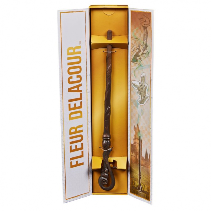 Harry Potter sběratelská hůlka s podstavcem 2C Fleur Delacourová