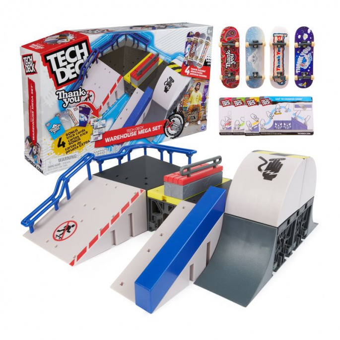Tech Deck Xconnect velký skate park + 4 fingerboardy