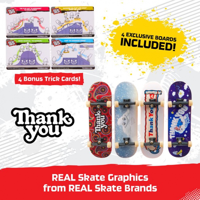 Tech Deck Xconnect velký skate park + 4 fingerboardy