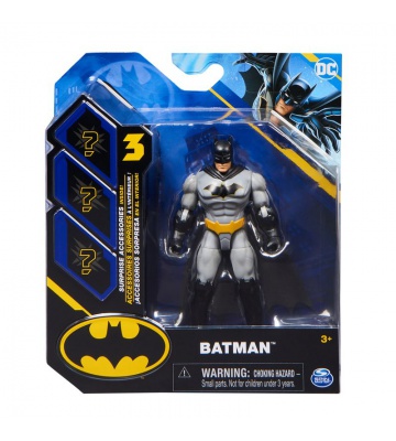 Batman šedá figurka s doplňky 10 cm v1