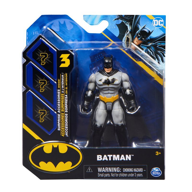 Batman šedá figurka s doplňky 10 cm v1