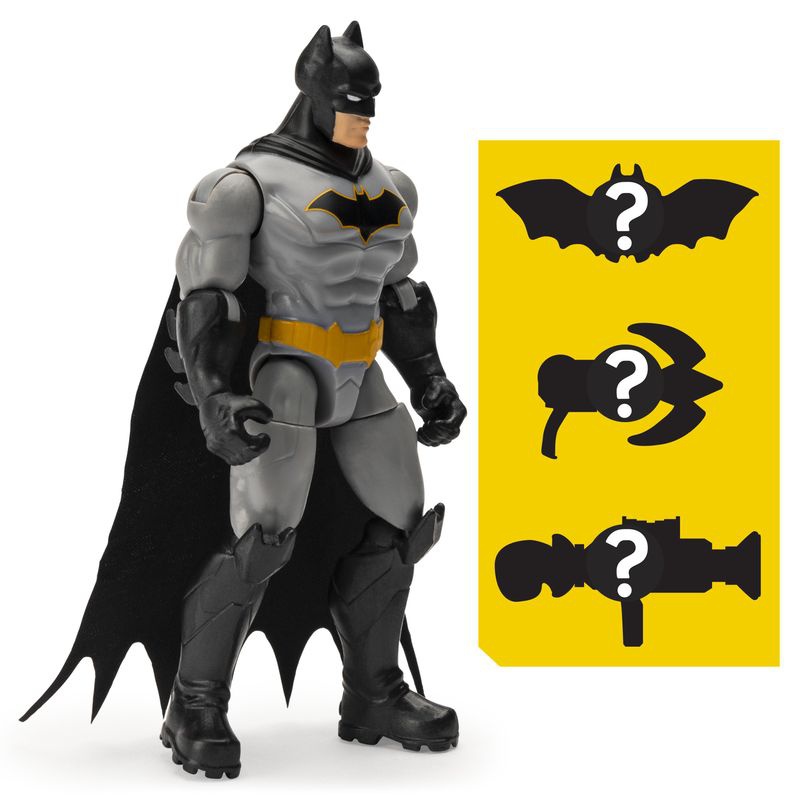 Batman šedá figurka s doplňky 10 cm v2