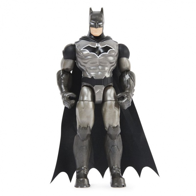 Batman stříbrná figurka s doplňky 10 cm