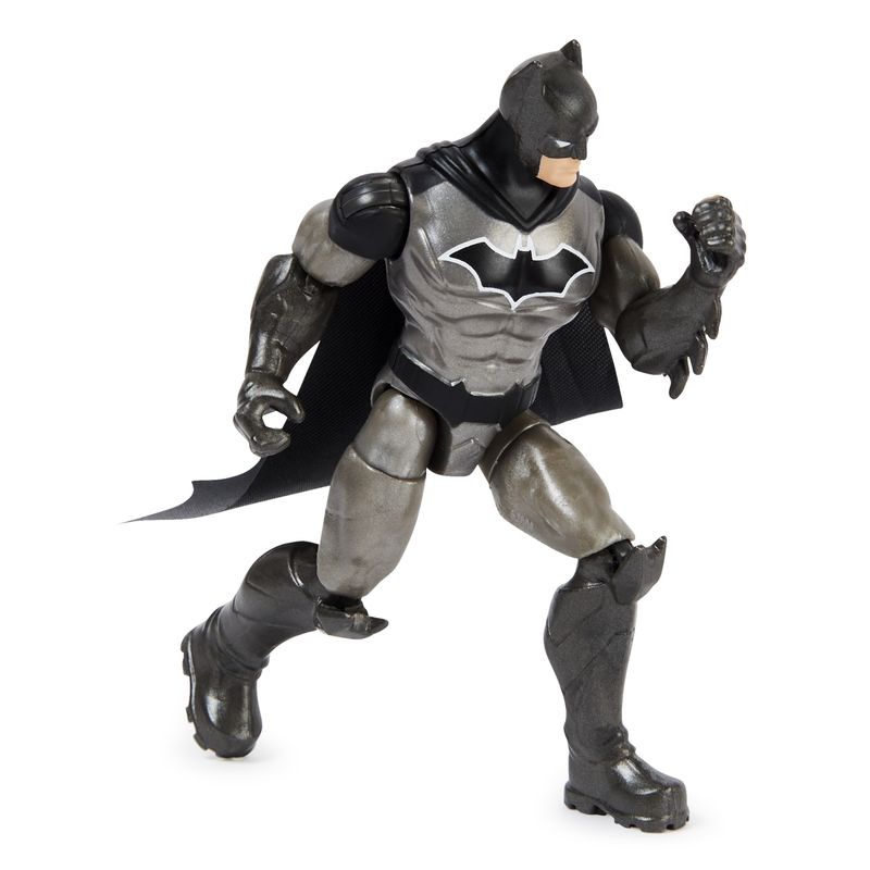 Batman stříbrná figurka s doplňky 10 cm