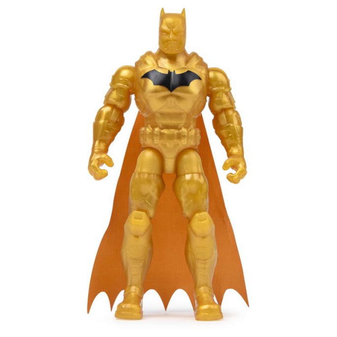 Batman zlatá figurka s doplňky 10 cm
