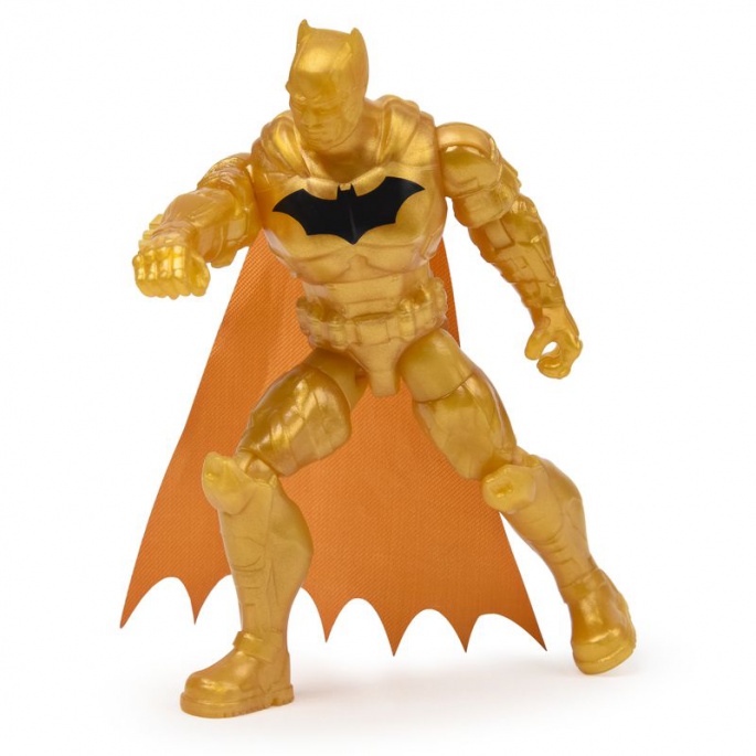 Batman zlatá figurka s doplňky 10 cm