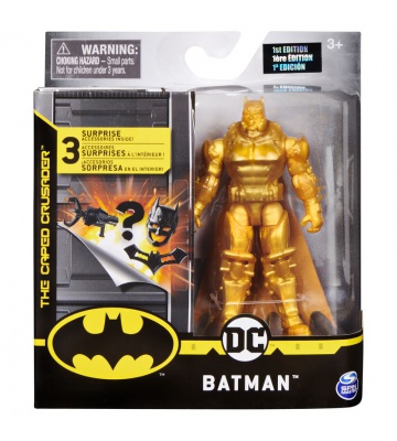 Batman zlatá obrněná figurka s doplňky 10 cm