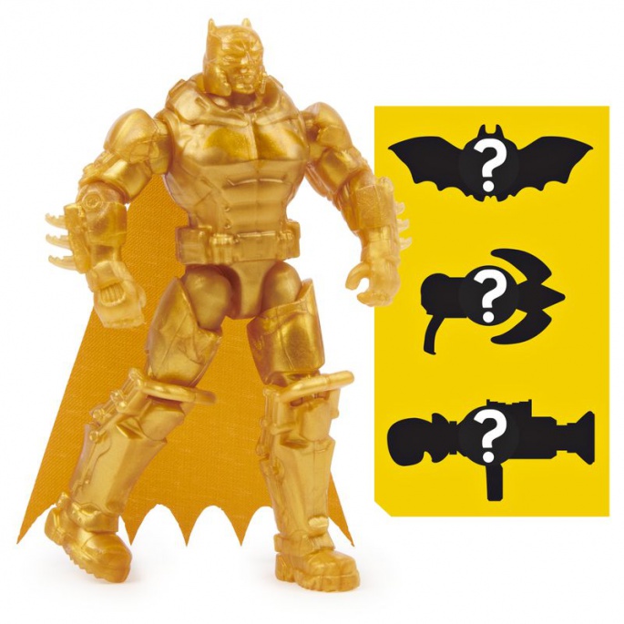 Batman zlatá obrněná figurka s doplňky 10 cm