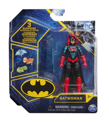 Batwoman s modrými ornamenty figurka s doplňky 10 cm