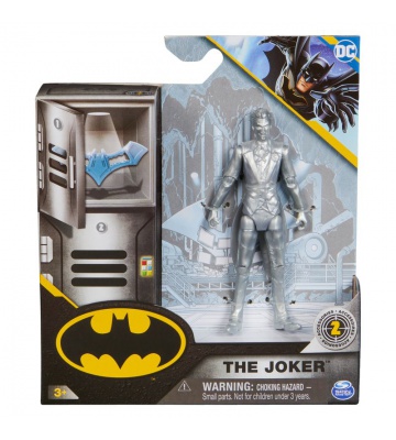 Joker stříbrná figurka s doplňky 10 cm