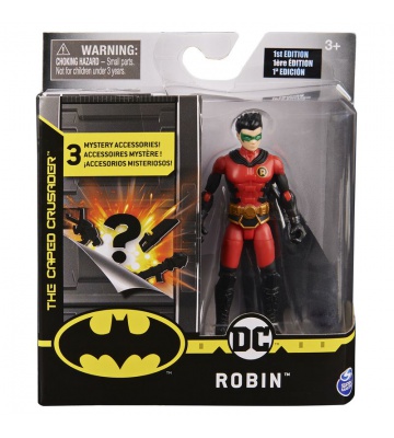 Robin červená figurka s doplňky 10 cm