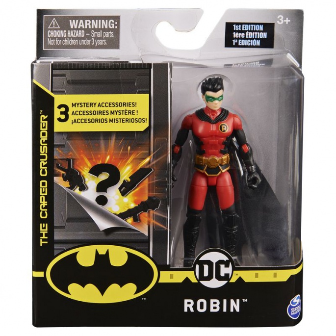 Robin červená figurka s doplňky 10 cm