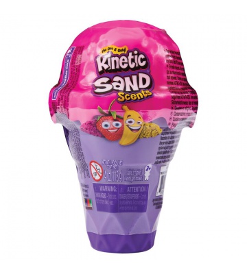 Kinetic Sand voňavý zmrzlinový kornout jahoda a banán