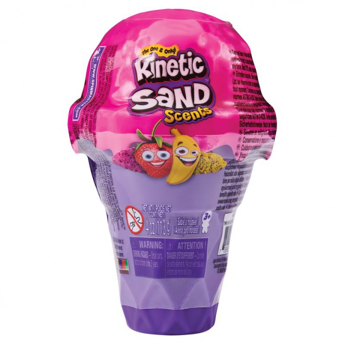 Kinetic Sand voňavý zmrzlinový kornout jahoda a banán
