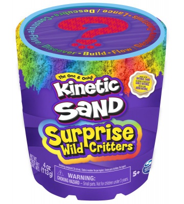 Kinetic Sand kyblík písku s překvapením
