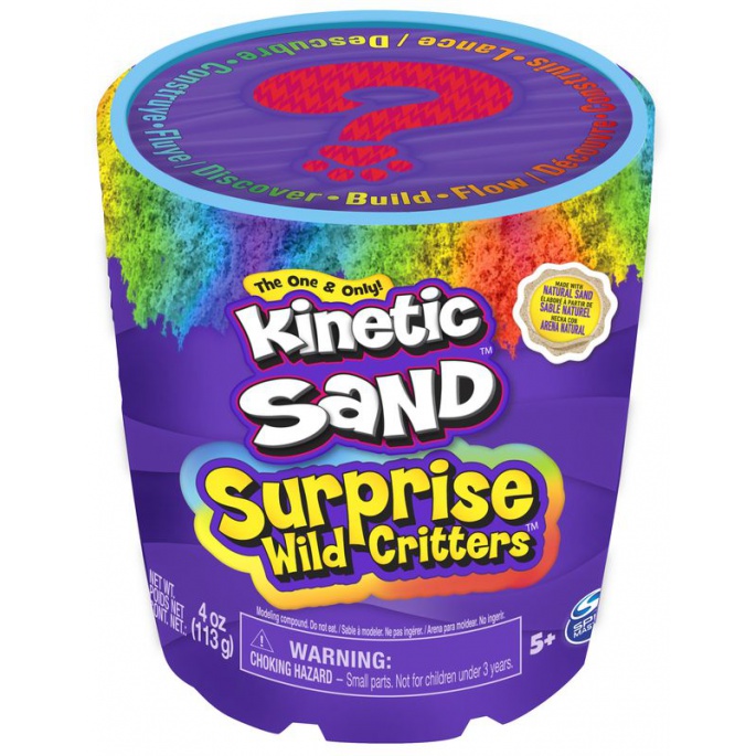 Kinetic Sand kyblík písku s překvapením