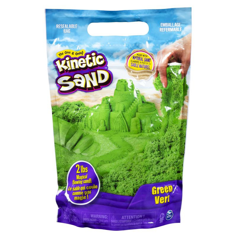 Kinetic Sand balení zeleného tekutého písku 0,9 kg