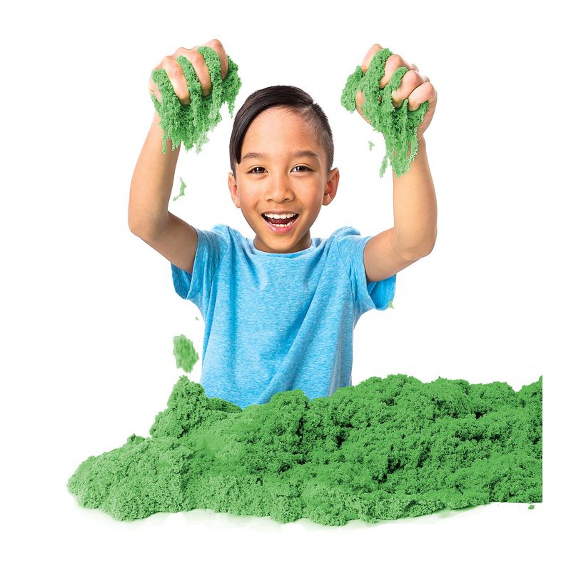 Kinetic Sand balení zeleného tekutého písku 0,9 kg