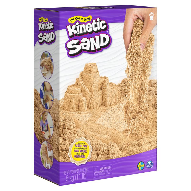 Kinetic Sand hnědý tekutý písek 5 kg