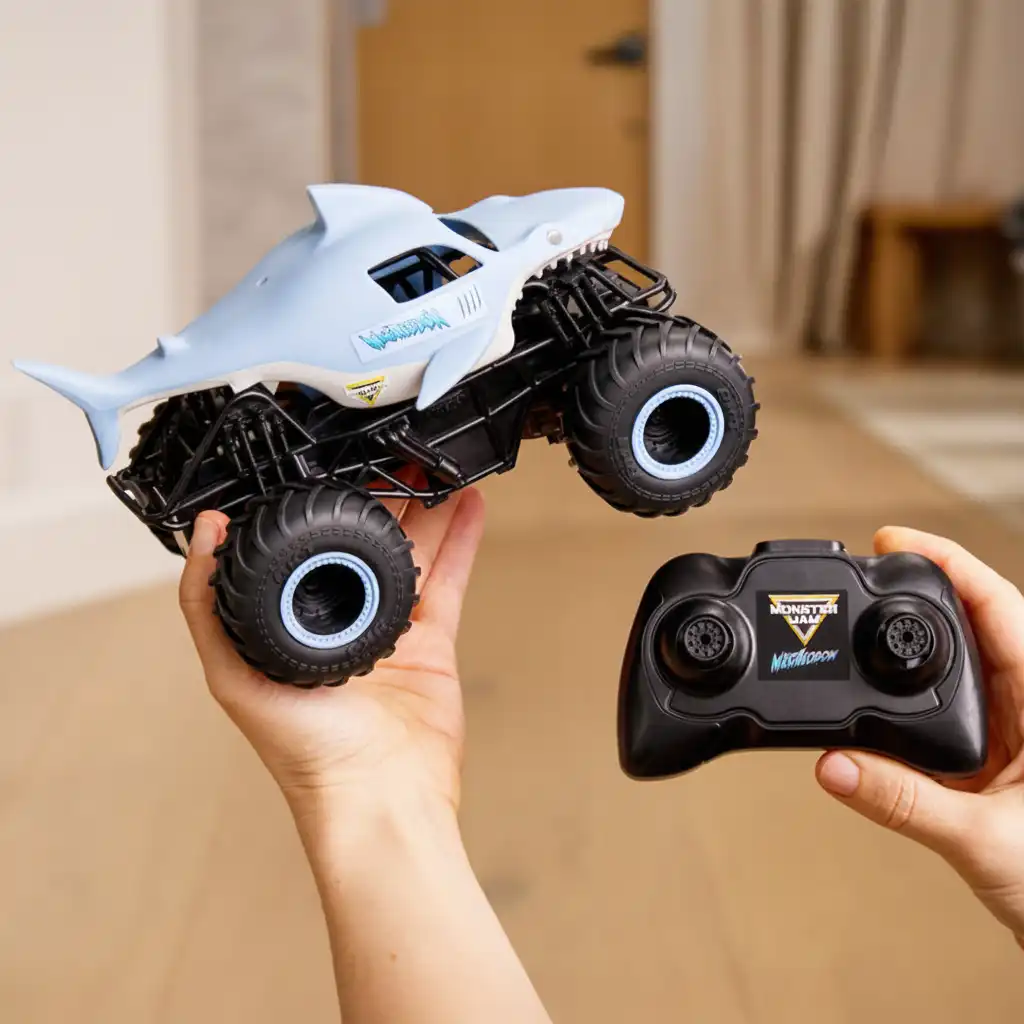 Vytvořte si vlastní Monster Jam rallye plnou triků.
