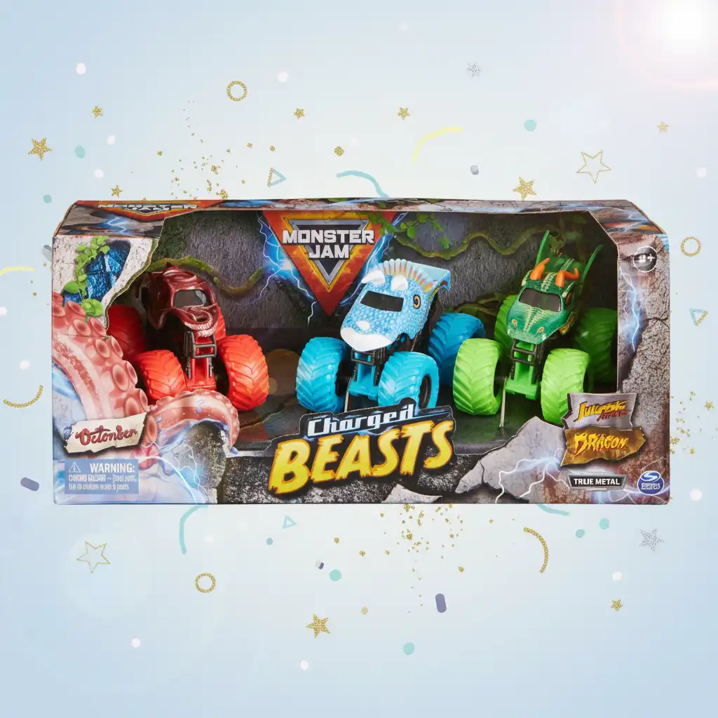 Rozpoutejte bestiální sílu s legendárními trucky Monster Jam.