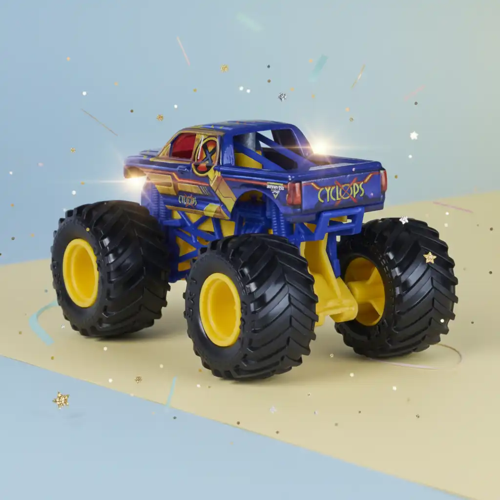 Vytvořte si vlastní Monster Jam show plnou triků.