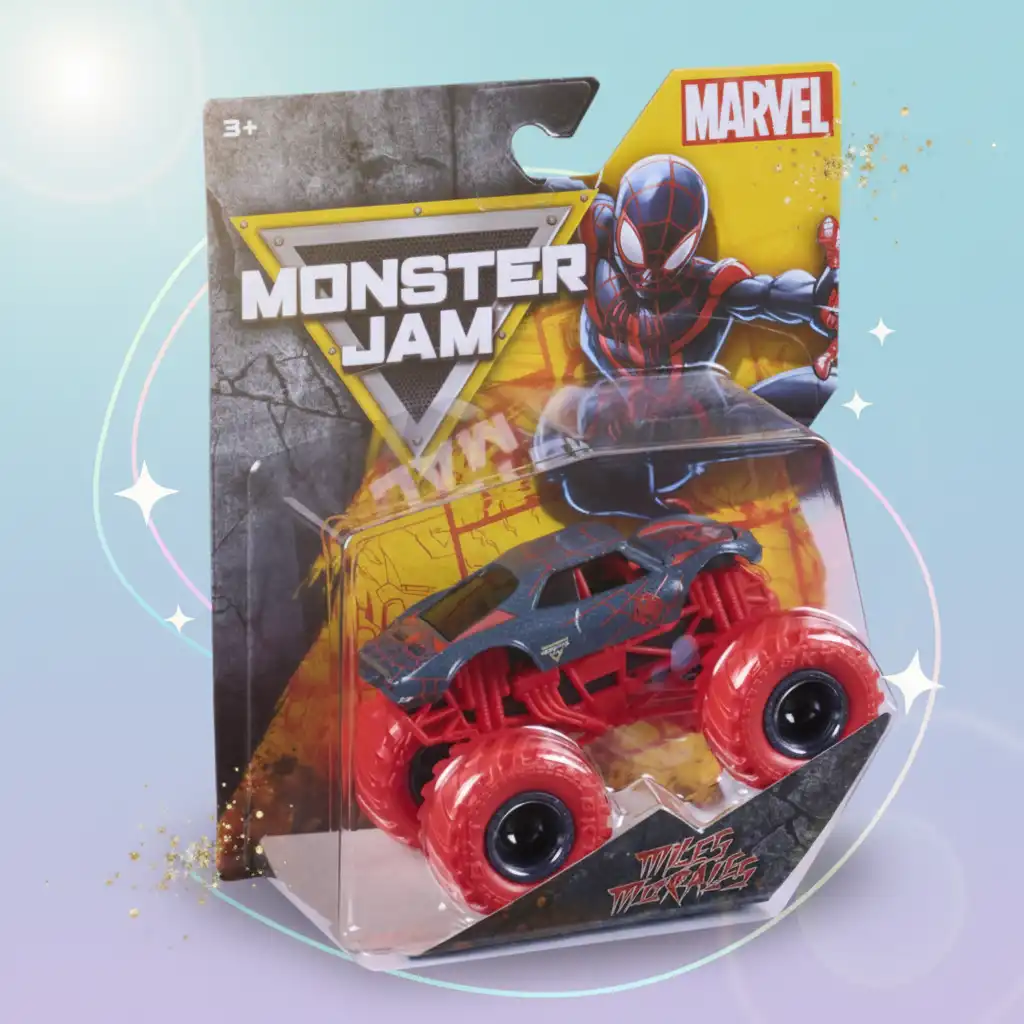 Zažijte nekonečnou akci se superhrdinským Monster Truckem.