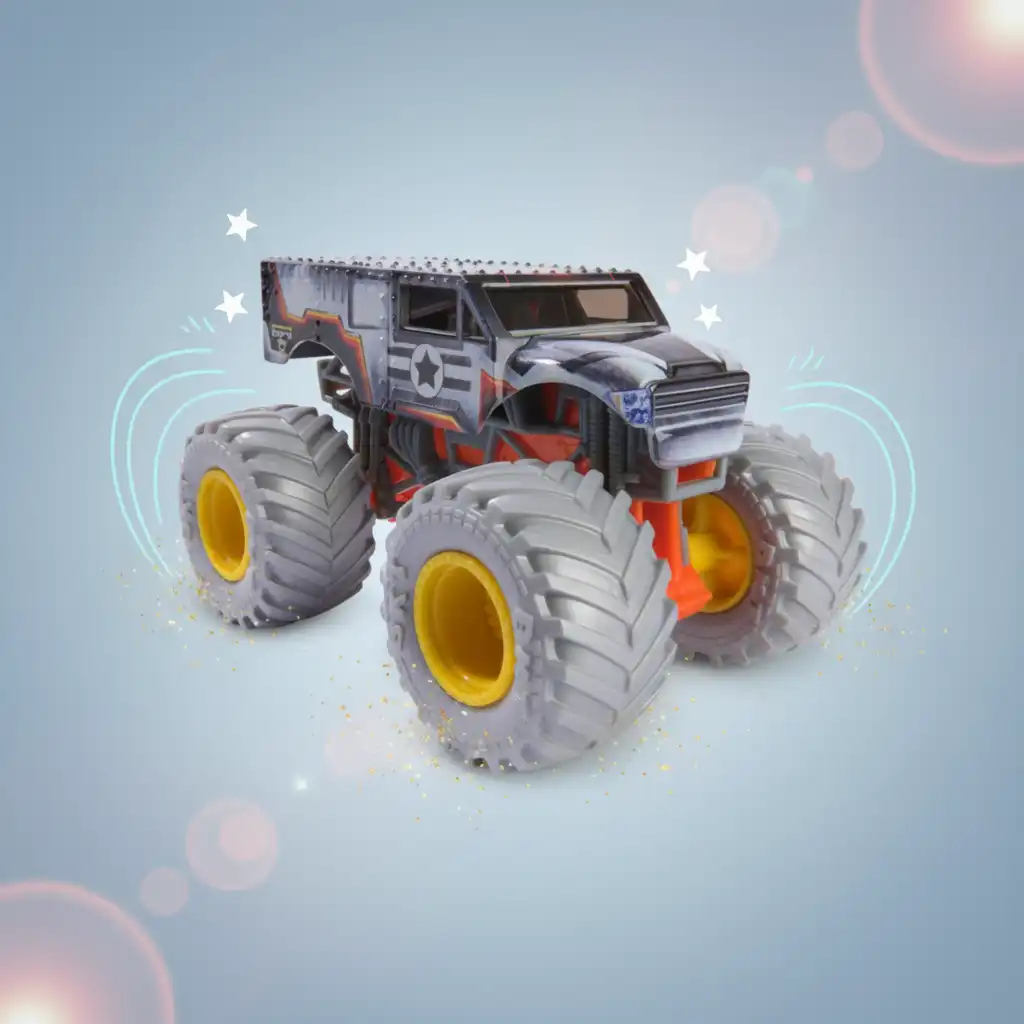 Rozvíjejte fantazii s akčními hrdiny Monster Jam.