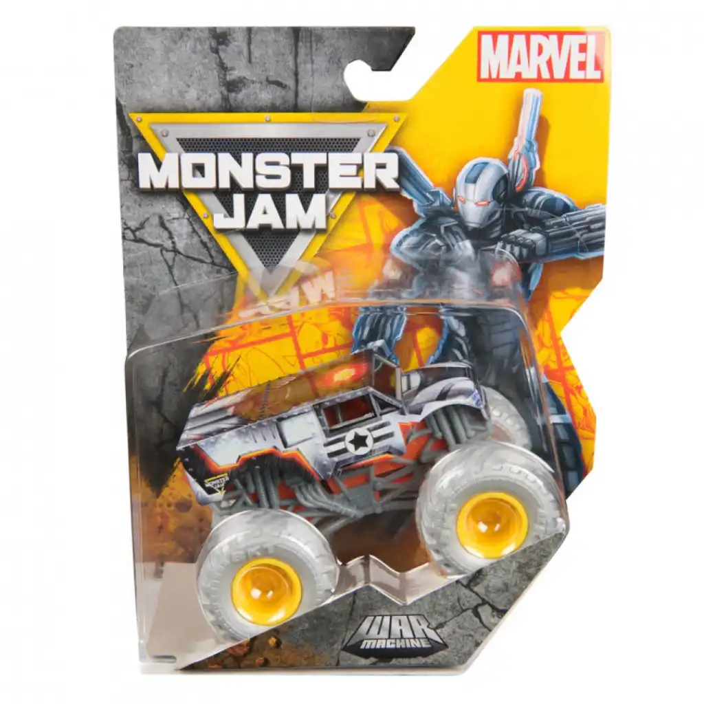 Sestavte si unikátní sbírku Marvel monster trucků.