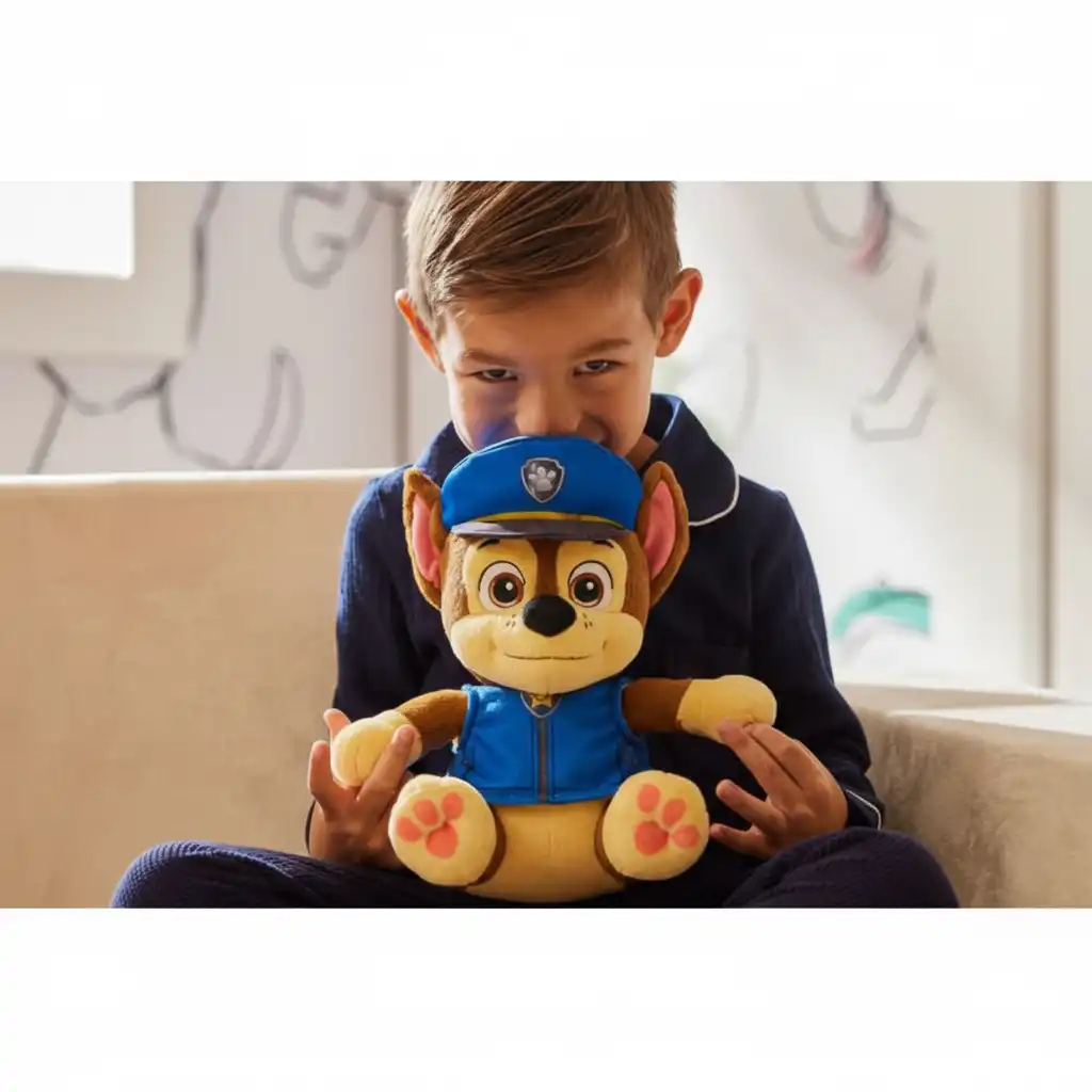 Klidný spánek s věrným plyšovým kamarádem po boku.