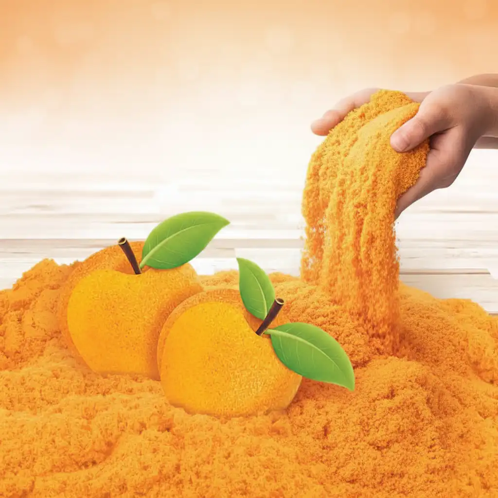 Rozvíjejte smysly s voňavým a barevným pískem.